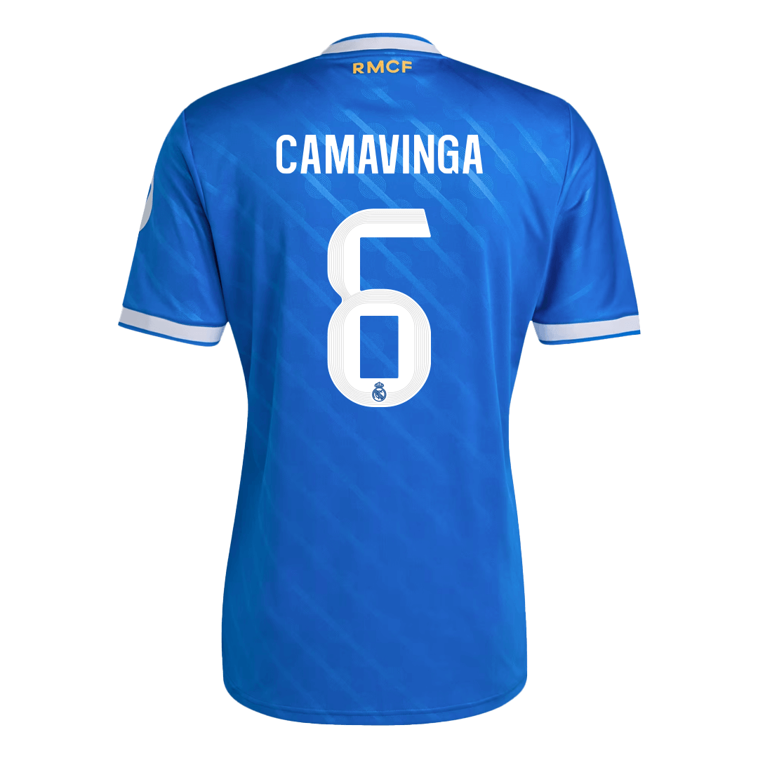 CAMAVINGA #6 Real Madrid Third Maillot 2025/26 Bleu