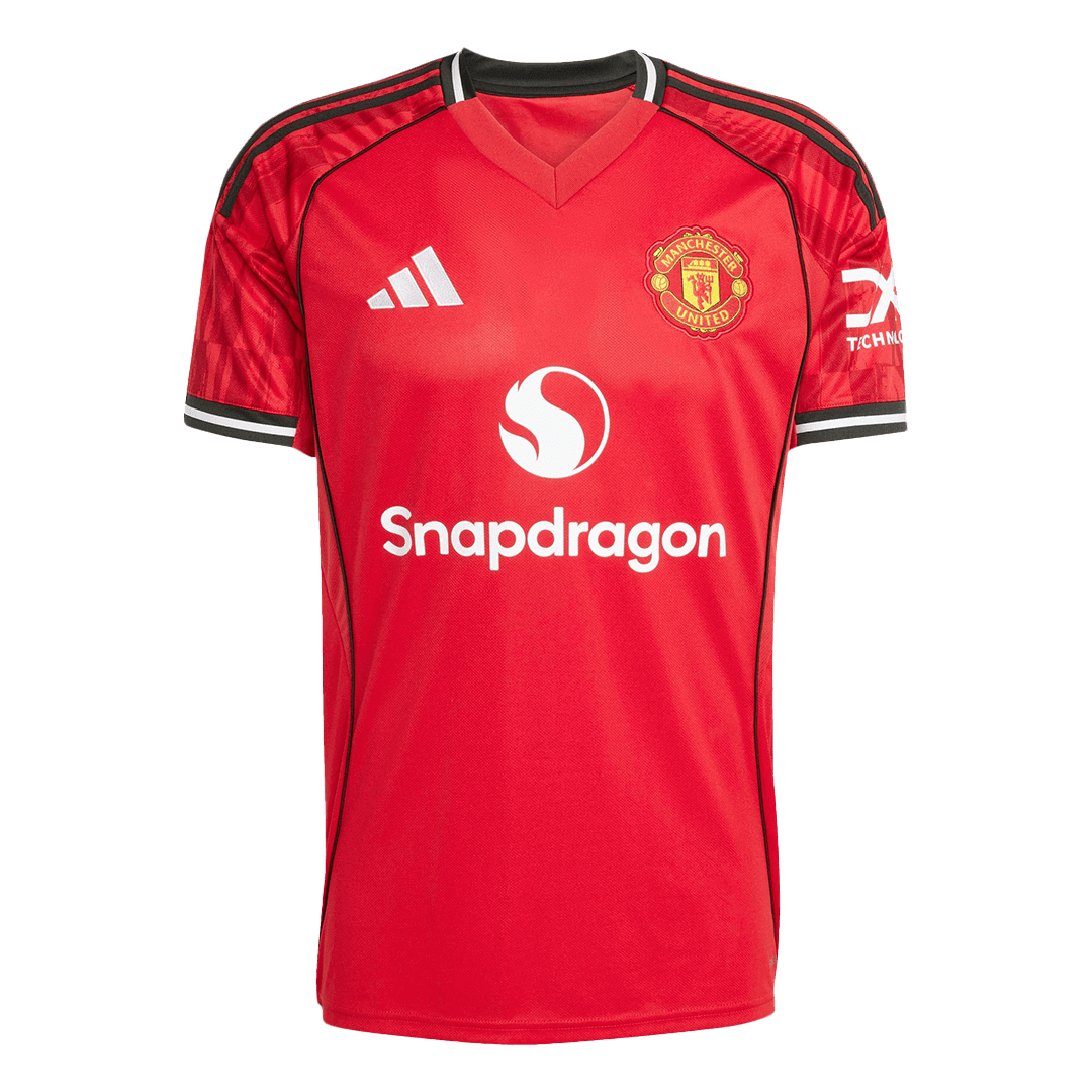 Manchester United Domicile Maillot 2025/26 Grande Taille