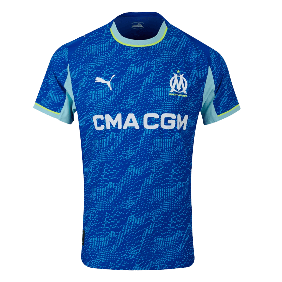 Olympique de Marseille Third Maillot 2025/26 Bleu Authentique Grande Taille