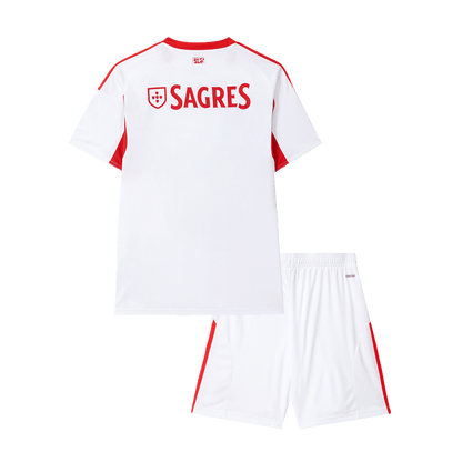 Lisbonne Third Maillot Kit 2025/26 Enfant Blanc