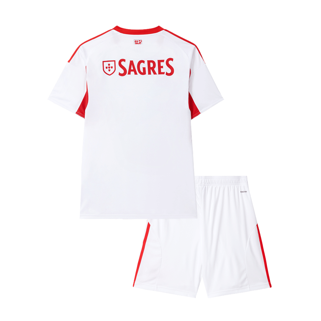 Lisbonne Third Maillot Kit 2025/26 Junior Blanc