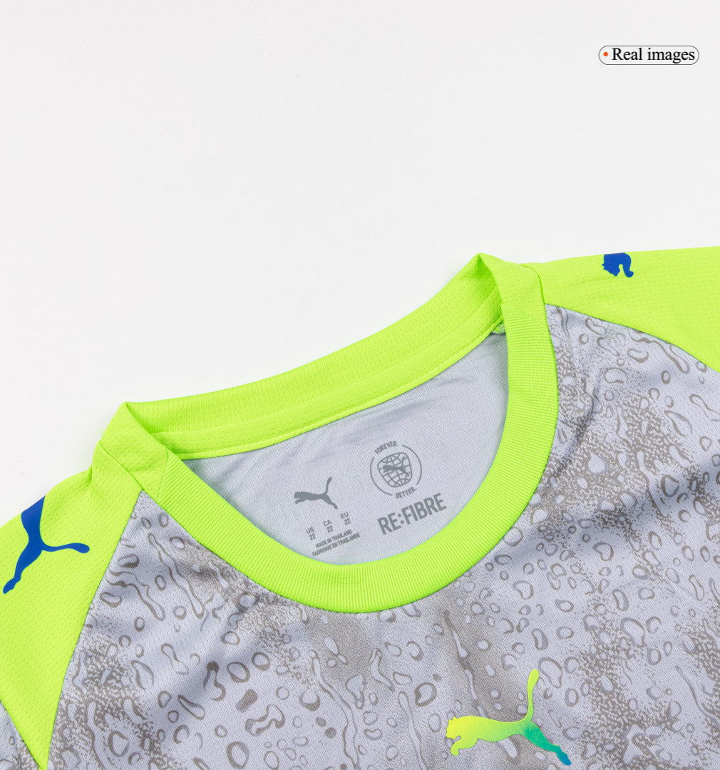 Manchester City Third Maillot Kit 2025/26 Enfant Gris