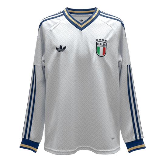 Italie Extérieur Maillot Manches Longues - Coupe du Monde 2026 Blanc